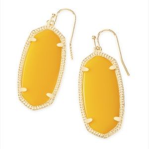 Kendra Scott Elle Yellow Gold Drop Earrings Dangle